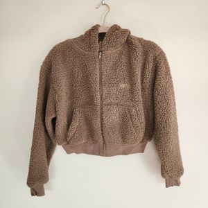 NWT Skims sherpa zip up